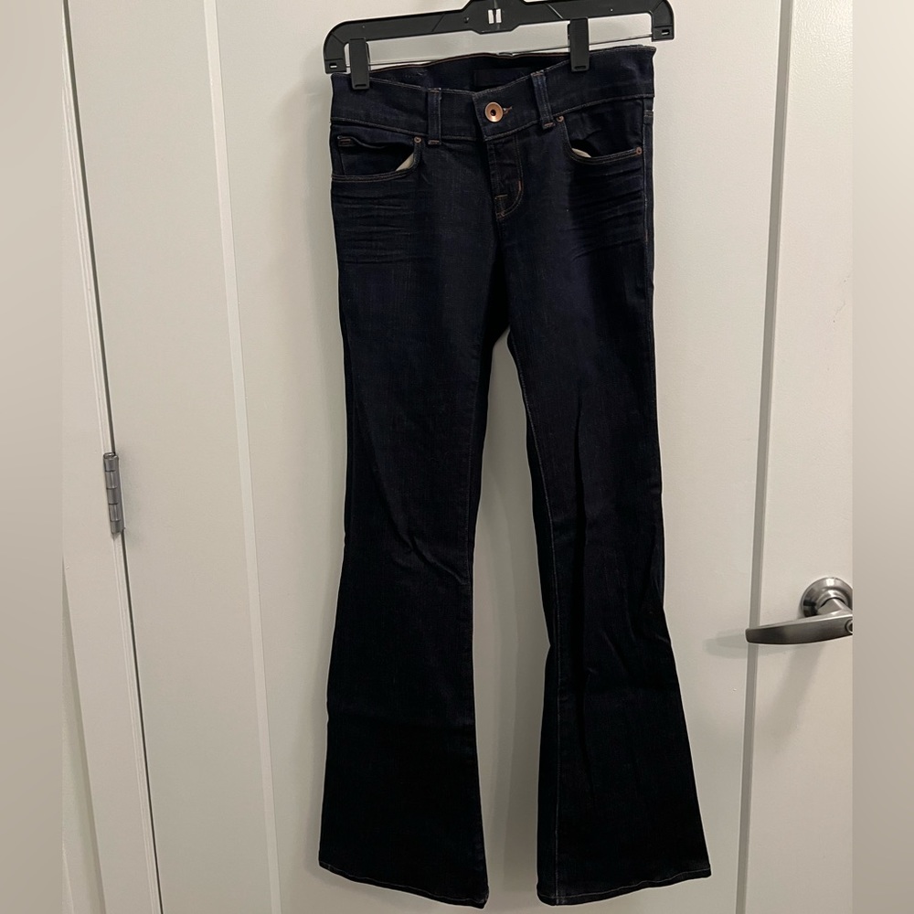 J Brand dark denim flare jeans size 24